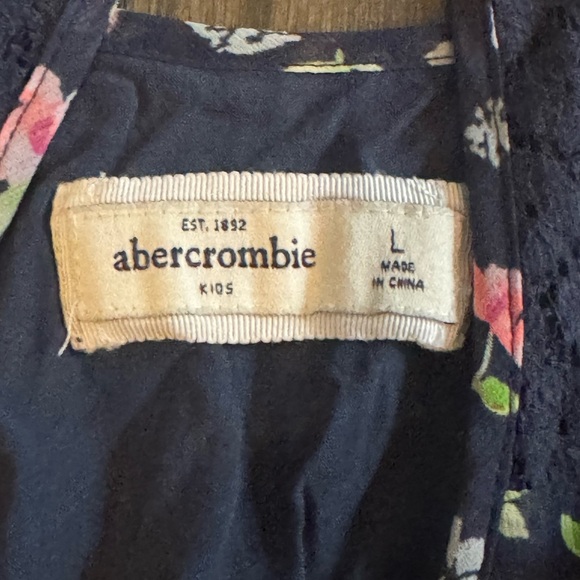 Abercrombie kids floral sleeveless dress size large​ - Picture 3 of 7
